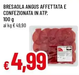 Famila Superstore Bresaola angus affettata e confezionata in atp. offerta
