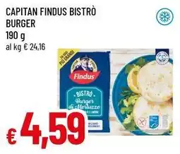 Famila Superstore Capitan findus bistro burger FINDUS offerta