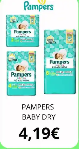 Sanitaria Gaia PAMPERS baby Dry offerta