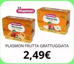 Sanitaria Gaia Plasmon frutta grattuggiata offerta