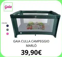 Sanitaria Gaia Gaia culla campeggio marlò offerta