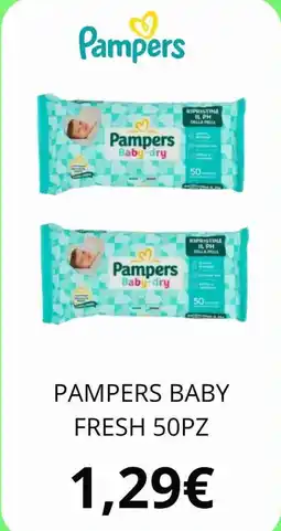 Sanitaria Gaia Pampers baby fresh 50pz offerta
