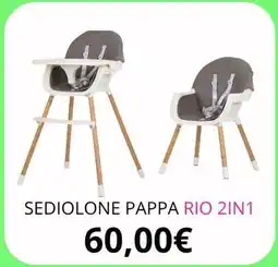 Sanitaria Gaia Sediolone pappa RIO 2in1 offerta