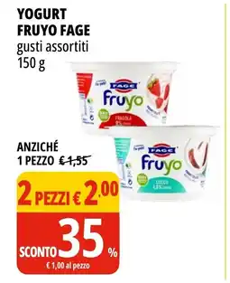 Tigros Yogurt FRUYO FAGE gusti assortiti offerta