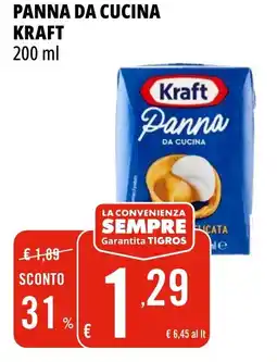 Tigros Panna da cucina KRAFT offerta