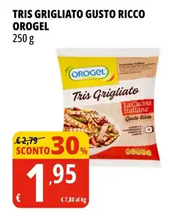 Tigros Tris grigliato gusto ricco OROGEL offerta
