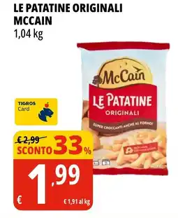 Tigros Le patatine originali MCCAIN offerta