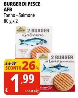 Tigros Burger di pesce AFB offerta