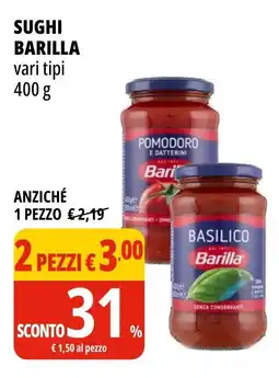 Tigros Sughi BARILLA offerta