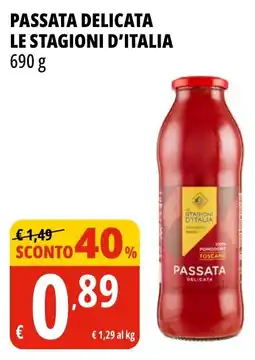 Tigros Passata delicata LE STAGIONI D'ITALIA offerta