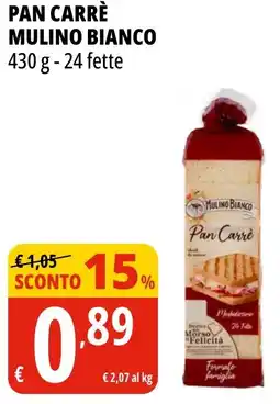 Tigros Pan carrè MULINO BIANCO offerta