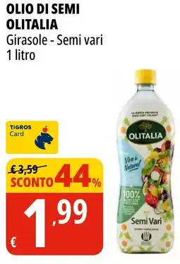 Tigros Olio di semi OLITALIA offerta
