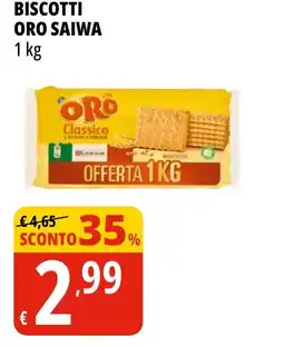 Tigros Biscotti ORO SAIWA offerta