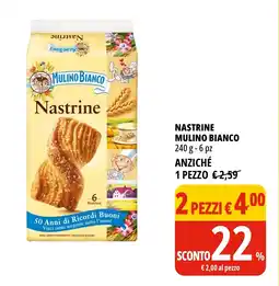 Tigros Nastrine MULINO BIANCO offerta