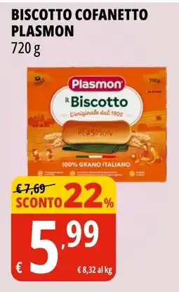 Tigros Biscotto cofanetto PLASMON offerta