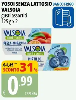 Tigros Yosoi senza lattosio banco frigo VALSOIA offerta