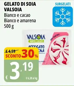 Tigros Gelato di soia VALSOIA offerta