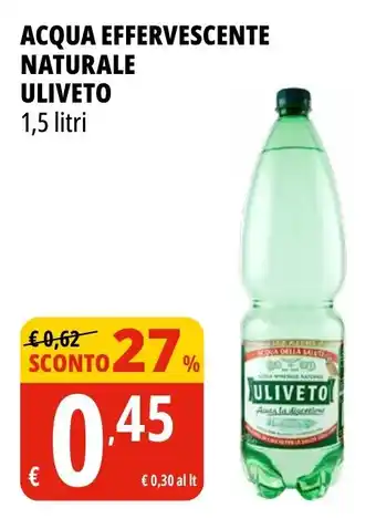 Tigros Acqua effervescente naturale ULIVETO offerta