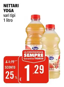 Tigros Nettari YOGA vari tipi offerta