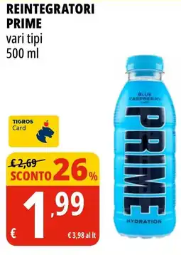 Tigros Reintegratori PRIME vari tipi offerta