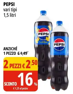 Tigros PEPSI vari tipi offerta