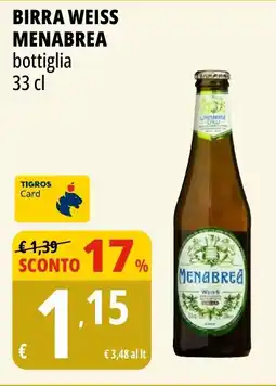 Tigros Birra weiss MENABREA offerta