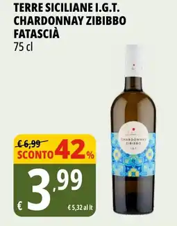 Tigros Terre siciliane i.g.t. chardonnay zibibbo FATASCIÀ offerta