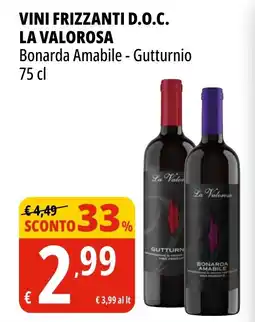 Tigros Vini frizzanti d.o.c. LA VALOROSA offerta