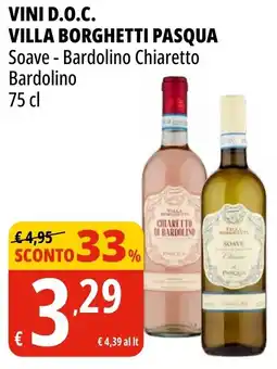 Tigros Vini d.o.c. VILLA BORGHETTI PASQUA offerta
