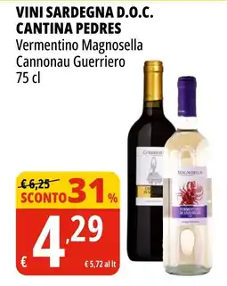 Tigros Vini sardegna d.o.c. CANTINA PEDRES offerta
