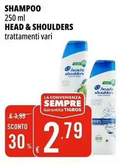 Tigros Shampoo HEAD & SHOULDERS offerta