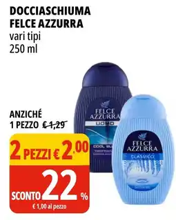 Tigros Docciaschiuma FELCE AZZURRA vari tipi offerta