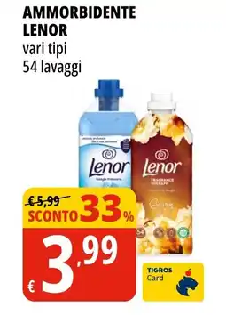 Tigros Ammorbidente LENOR vari tipi offerta