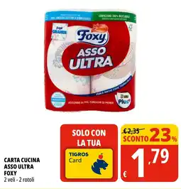 Tigros Carta cucina asso ultra FOXY offerta
