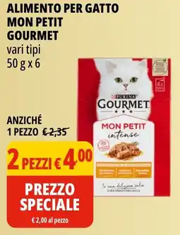 Tigros Alimento per gatto mon petit GOURMET offerta
