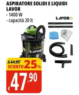 Tigros Aspiratore solidi e liquidi LAVOR offerta