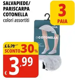 Tigros Salvapiede/ pariscarpa COTONELLA offerta