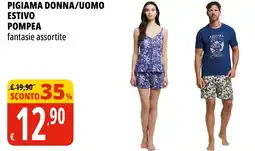 Tigros Pigiama donna/uomo estivo POMPEA offerta