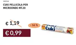 Prezzemolo e Vitale Cuki pellicola per microonde mt.20 offerta