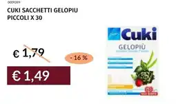 Prezzemolo e Vitale Cuki sacchetti gelopiu piccoli x 30 offerta