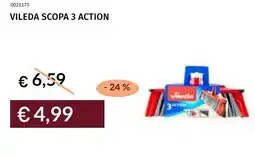 Prezzemolo e Vitale Vileda scopa 3 action offerta