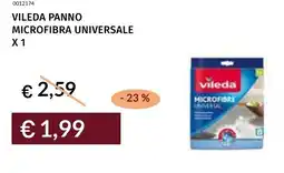 Prezzemolo e Vitale Vileda panno microfibra universale x 1 offerta