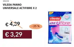 Prezzemolo e Vitale Vileda panno universale actifibre x 2 offerta