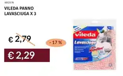 Prezzemolo e Vitale Vileda panno lavasciuga x 3 offerta