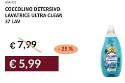 Prezzemolo e Vitale Coccolino detersivo lavatrice ultra clean offerta