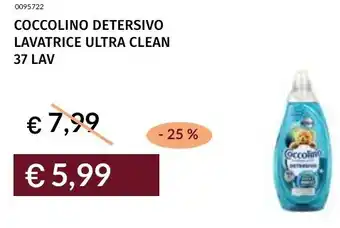 Prezzemolo e Vitale Coccolino detersivo lavatrice ultra clean offerta
