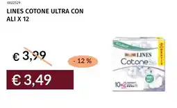 Prezzemolo e Vitale Lines cotone ultra con ali x 12 offerta