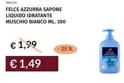 Prezzemolo e Vitale Felce azzurra sapone liquido idratante muschio bianco offerta