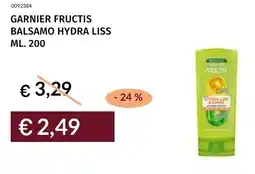 Prezzemolo e Vitale Garnier fructis balsamo hydra liss offerta