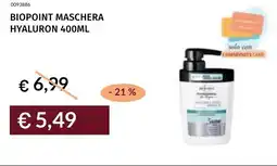 Prezzemolo e Vitale Biopoint maschera hyaluron offerta